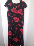 sukienka czarna czerwona