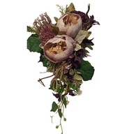 Sztuczne kwiaty stroik na grób kompozycja cmentarz wiązanka nagrobna stroik