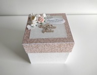 Exploding box pudełeczko na ślub handmade