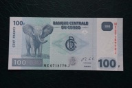 Banknot Kongo 100 Cent Francs 2013 rok stan 1!!!