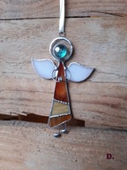 „Aniołek przywieszka ” nr D ) witraż Tiffany, IDEALNY PREZENT .