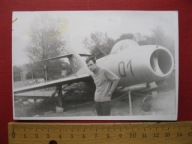 3 x Samolot MIG? LIM? z Polska oryginalna fotografia format pocztówki