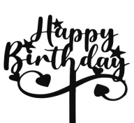 topper na tort HAPPY BIRTHDAY!!!