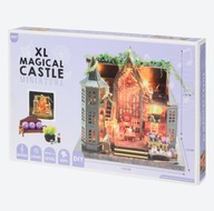 Miniaturowy domek DIY LED Magical Castle XL Dźwięk ZRÓB TO SAM Zamek