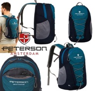 PLECAK TURYSTYCZNY PETERSON MAŁY TREKKINGOWY ROWEROWY OUTDOOR 25L WYGODNY