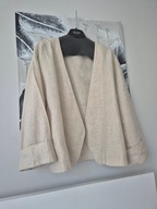 Solar piękny żakiet/wdzianko 100% len rozm. 38