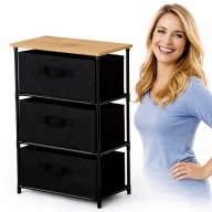Regał SZAFKA Na Zabawki Książki PREMIUM Trzy Szuflady ORGANIZER 68x40x30
