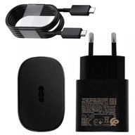 SZYBKA ŁADOWARKA DO TELEFONU SAMSUNG KOSTKA 25W MOCNA + KABEL USB TYP C 1M