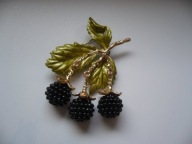 PIĘKNA BROSZKA JEŻYNY