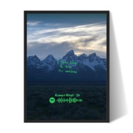 Plakat Kanye West Ye w ramce 30x40cm dla fana rapu dekoracja ścienna