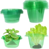 Zestaw 10 szt kołnierzy przeciw ślimakom 5 kołnierzy i 5 pierścieni Osłona