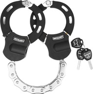 Zapięcie Kajdankowe do Hulajnogi Elektrycznej Roweru Stal Stopowa Czarny