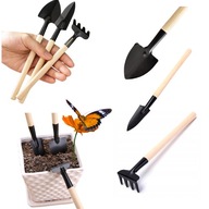 NARZĘDZIA OGRODOWE MINI DO KWIATÓW OGRODU I DONICZEK – ZESTAW 3 ELEMENTÓW