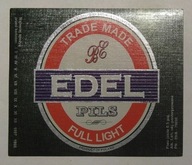 STARA ETYKIETA PIWO EDEL PILS BROWAR KRASNYSTAW