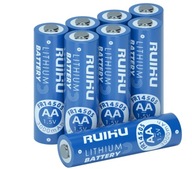 Baterie litowo-żelazowe AA 1,5 V 3000 mAh AA, 8 sztuk (litowa AA-8 sztuk)
