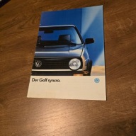VW Volkswagen Golf syncro Mk 2 II - 1987 czytaj opis