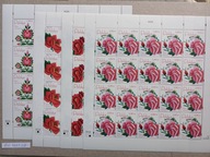 4045 - 48 ** ark. Róże w hafcie polskim - komplet arkuszy / 2005