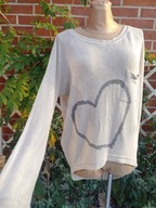 Tara Swetr sweter długi serce oversize r. S