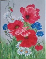 WOŚP - obraz „Maki, chabry i rumianki"