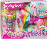 KOOKYLOOS Rainbow Unicorn Iris LALECZKA LALKA AKCESORIA PREZENT DLA DZIECI