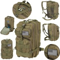 TAKTYCZNY PLECAK WOJSKOWY 35L MOCNY MILITARNY SURVIVAL HARCERSKI MĘSKI