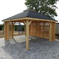 Altana altanka ogrodowa drewniana "Sardynia" 4m x 4m