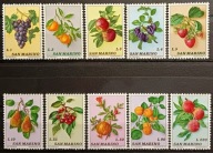 SAN MARINO Mi 1031 - 1040 ** - czysty - FLORA - OWOCE
