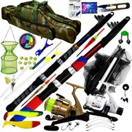 MEGA Zestaw Wędkarski PODWÓJNY 2x Wędka 3.6m Kołowrotki PREZENT