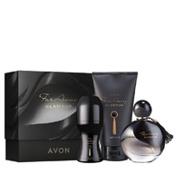 Avon zestaw Far Away Glamour 3szt woda perfumowana dawna edycja unikat