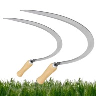 SIERP ZĄBKOWANY OGRODOWY ROLNICZY KOSA RĘCZNA NÓŻ DO SIANA TRAWY TRZCINY