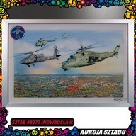 Obraz przedstawiający śmigłowce od 56.Bazy Lotniczej_WOŚP_SZTAB_8270