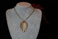 ŁAŃCUSZEK NASZYJNIK ZE STALI CHIRURGICZNEJ 316L POZŁACANY ZAWIESZKA