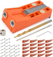 DA308 Gunpla zestaw do połączeń drewna 45 el. wiertło śruby stolarskie DIY