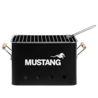 Grill turystyczny przenośny węglowy Party skrzynka 32x21 cm czarny Mustang