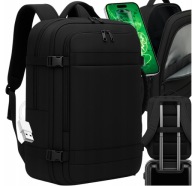 Plecak do samolotu bagaż podręczny czarny 40x25x20 Ryanair Wizzair kabinowy