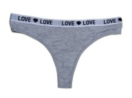 Majtki bezszwowe sportowe stringi S