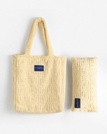 KOMPLET PLAŻOWY CHIARO TORBA + PODUSZKA LA MANIA HOME 100% BAWEŁNA EGIPSKA