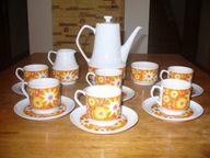 Serwis kawowy 6-osobowy – Chodzież – PRL