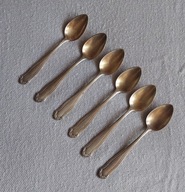 WMF PLATER ŁYŻECZKA ŁYŻECZKI DO KAWY ESPRESSO POSREBRZANA ŁYŻECZKA LATA 20