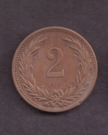Węgry - 2 Filler 1896 rok