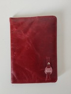 Śliczne markowe etui na dokumenty itp skórzany TULA