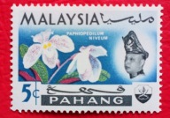 MALEZJA PAHANG 1965 storczyki czyste**
