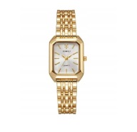 ZEGAREK DAMSKI ZŁOTY NA BRANSOLECIE KLASYCZNY ELEGANCKI BRANSOLETA RETRO