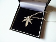 Naszyjnik Liść Konopi Marihuany