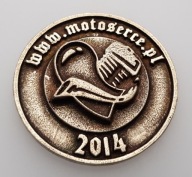 Znaczek, odznaka, blacha zlotowa, motocyklowa No.3011