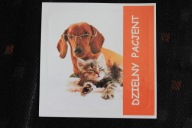 NAKLEJKA - DZIELNY PACJENT - PIES I KOT