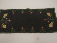 KILIM BIEŻNIK SERWETKA RĘCZNIE HAFTOWANY KURCZAKI