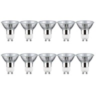 10x Żarówka halogenowa halogen GU10 230V 20W JDR
