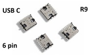 Gniazdo USB C 6-PIN 3.1 SMD (r9)