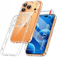 ETUI DO IPHONE 17 PRO PLECKI WZMACNIANE ANTI SHOCK CLEAR CASE + SZKŁO